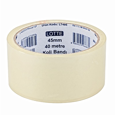 Lotte Koli Bandı 45 mm x 40 m Şeffaf